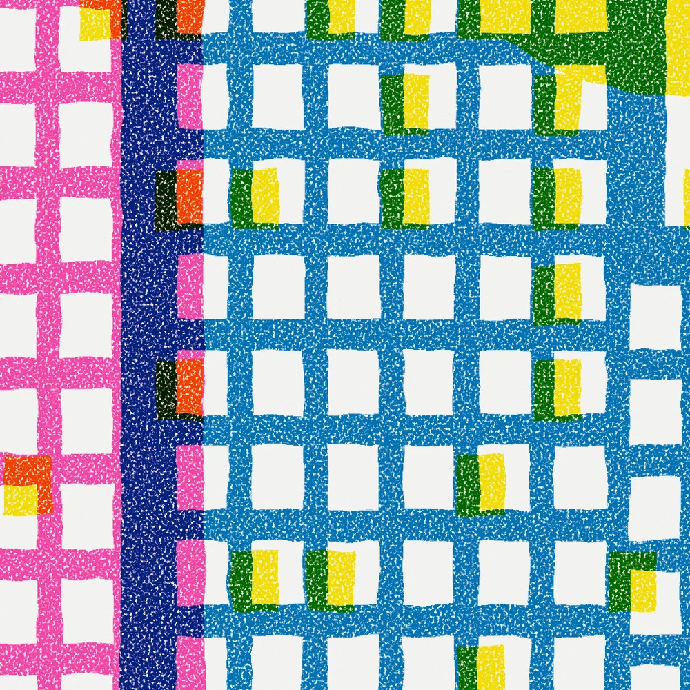Close up of the ink on Tower blocks.